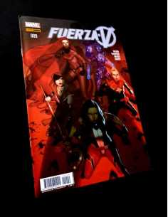 CASI EXCELENTE ESTADO FUERZA V 9 PANINI COMICS MARVEL