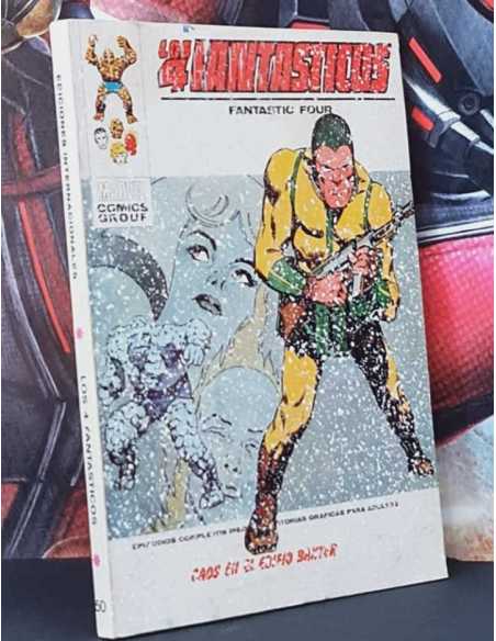 LOS 4 FASTASTICOS 50 TACO MUY NUEVO PERO TIENE ESTUCO CAOS EN EL EDIFICIO BAXTER EDICIONES VERTICE