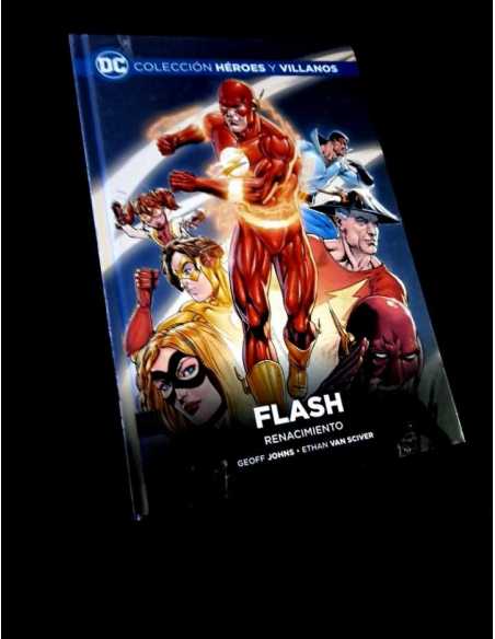 PRECINTADO COLECCION HEROES Y VILLANOS FLASH 4 RENACIMIENTO DC TOMO TAPA DURA