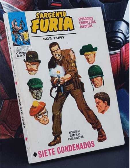 EXCELENTE SARGENTO FURIA 1 SIETE CONDENADOS TACO EDICIONES INTERNACIONALES VERTICE