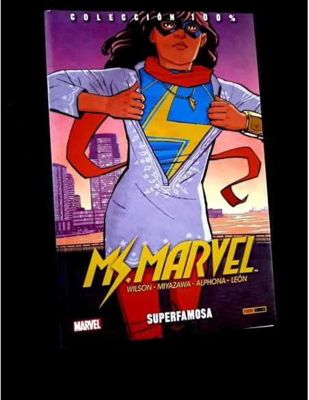 DE KIOSCO COLECCION 100% MS.MARVEL SUPERFAMOSA PANINI TOMO