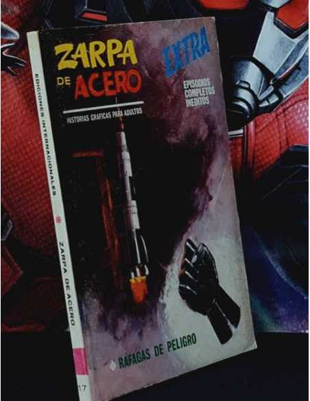 CASI EXCELENTE ESTADO ZARPA DE ACERO 17 RÁFAGAS DE PELIGRO TACO EDICIONES INTERNACIONALES VERTICE
