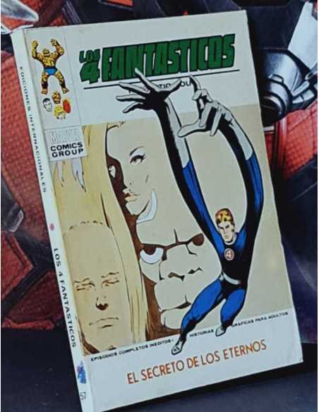 EXCELENTE ESTADO LOS 4 FANTÁSTICOS 57 EL SECRETO DE LOS ETERNOS TACO EDICIONES VERTICE