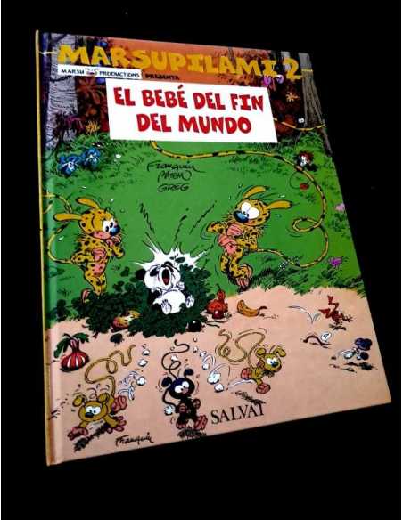 EXCELENTE ESTADO MARSUPILAMI 2 EL BEBE DEL FIN DEL MUNDO SALVAT TOMO TAPA DURA