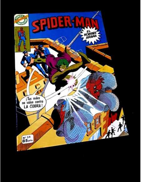 EXCELENTE ESTADO SPIDER-MAN 34 BRUGUERA SPIDERMAN COMICS MARVEL GRAPA