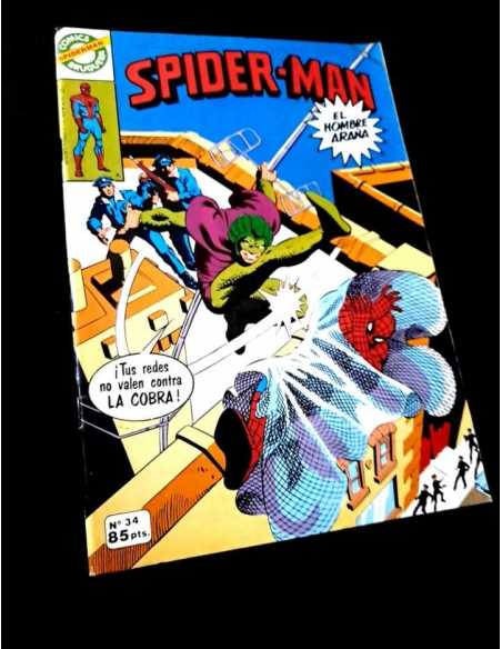 CASI EXCELENTE ESTADO SPIDER-MAN 34 BRUGUERA SPIDERMAN COMICS MARVEL GRAPA