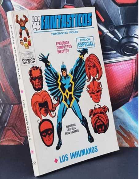 CASI EXCELENTE ESTADO LOS 4 FANTASTICOS 22 LOS INHUMANOS TACO EDICIONES INTERNACIONALES VERTICE