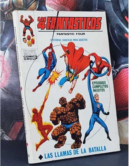 EXCELENTE ESTADO LOS 4 FANTASTICOS 36 LAS LLAMAS DE LA BATALLA TACO EDICIONES VERTICE