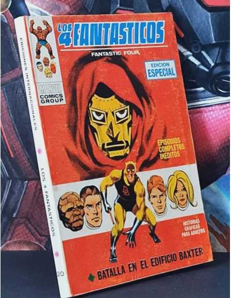 MUY BUEN ESTADO LOS 4 FANTÁSTICOS 20 BATALLA EN EL EDIFICIO BAXTER TACO EDICIONES VERTICE