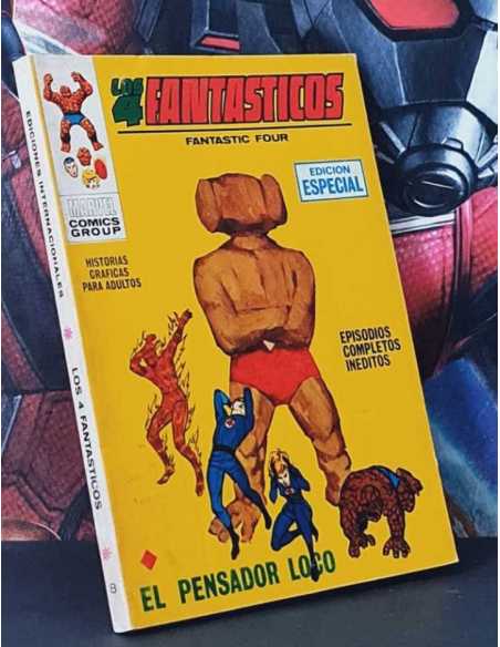 MUY BUEN ESTADO LOS 4 FANTÁSTICOS 8 EL PENSADOR LOCO TACO EDICIONES INTERNACIONALES VERTICE