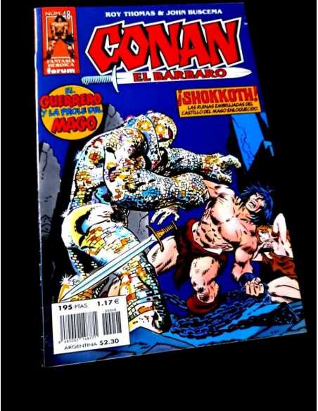 EXCELENTE ESTADO FANTASIA HEROICA CONAN EL BARBARO 48 FORUM COMICS GRAPA