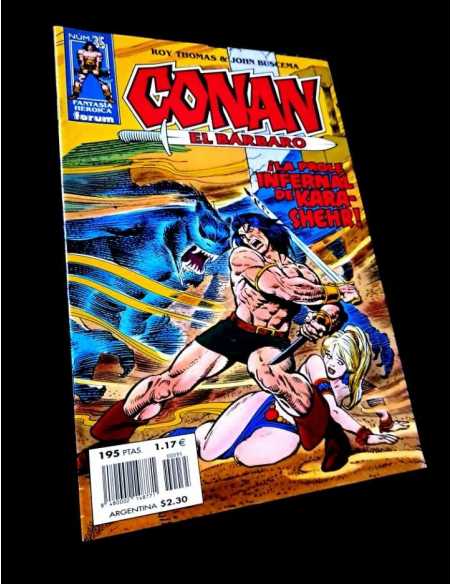 EXCELENTE ESTADO FANTASIA HEROICA CONAN EL BARBARO 35 FORUM COMICS GRAPA
