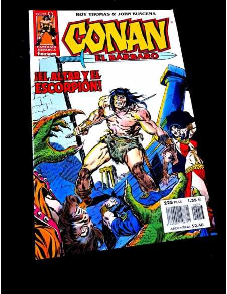 EXCELENTE ESTADO FANTASIA HEROICA CONAN EL BARBARO 53 FORUM COMICS GRAPA