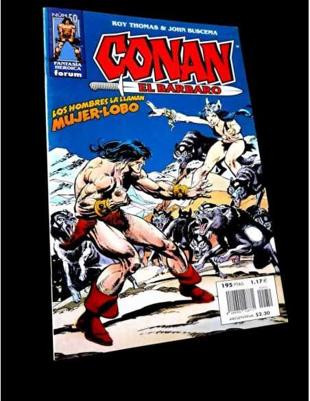 EXCELENTE ESTADO FANTASIA HEROICA CONAN EL BARBARO 50 FORUM COMICS GRAPA