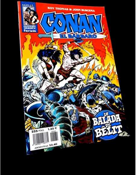 EXCELENTE ESTADO FANTASIA HEROICA CONAN EL BARBARO 60 FORUM COMICS GRAPA
