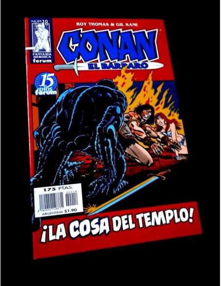 EXCELENTE ESTADO FANTASIA HEROICA CONAN EL BARBARO 18 FORUM COMICS GRAPA