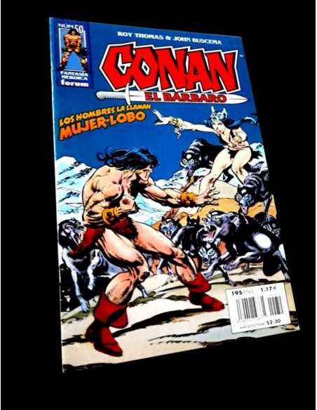 CASI EXCELENTE ESTADO FANTASIA HEROICA CONAN EL BARBARO 50 FORUM COMICS GRAPA