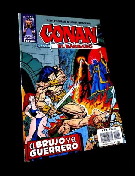 CASI EXCELENTE ESTADO FANTASIA HEROICA CONAN EL BARBARO 29 FORUM COMICS GRAPA