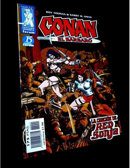CASI EXCELENTE ESTADO FANTASIA HEROICA CONAN EL BARBARO 24 FORUM COMICS GRAPA