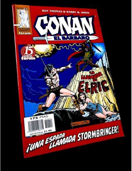 CASI EXCELENTE ESTADO FANTASIA HEROICA CONAN EL BARBARO 14 FORUM COMICS GRAPA