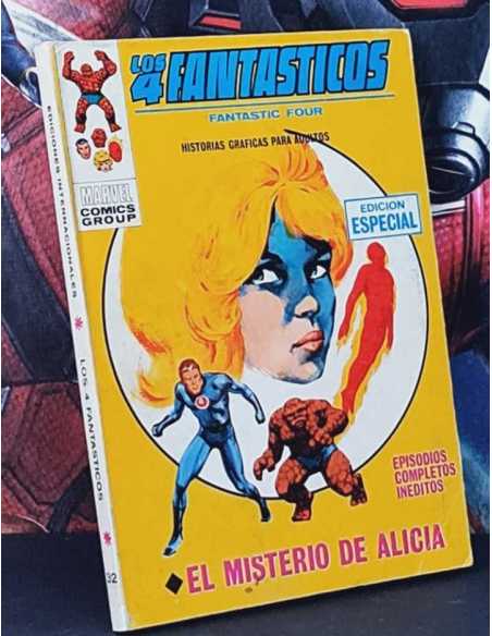 CASI EXCELENTE ESTADO LOS 4 FANTÁSTICOS 32 EL MISTERIO DE ALICIA TACO INTERNACIONALES VERTICE