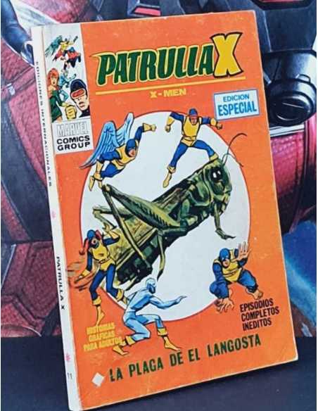 MUY BUEN ESTADO PATRULLA X 11 LA PLACA DE LA LANGOSTA TACO 25PTS EDICIONES INTERNACIONALES VERTICE