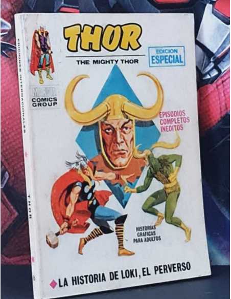 MUY BUEN ESTADO THOR 8 LA HISTORIA DE LOKI EL PERVERSO TACO EDICIONES INTERNACIONALES VERTICE