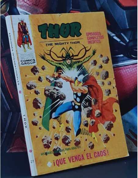 MUY BUEN ESTADO THOR 21 QUE VENGA EL CAOS TACO EDICIONES INTERNACIONALES VÉRTICE