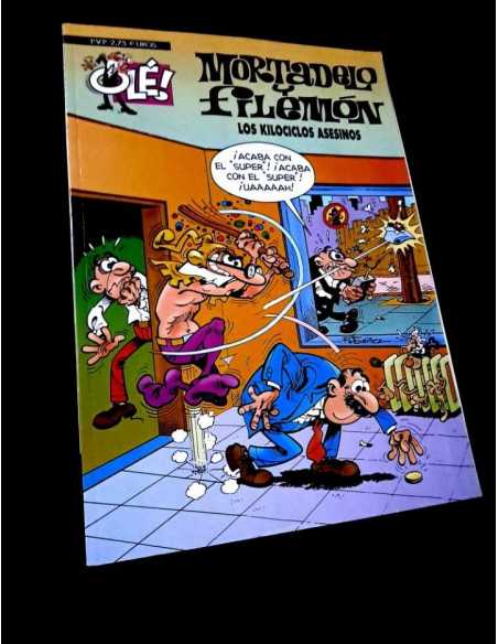 EXCELENTE ESTADO 2° SEGUNDA EDICION MORTADELO Y FILEMON LOS KILOCICLOS ASESINOS OLE EDICIONES B