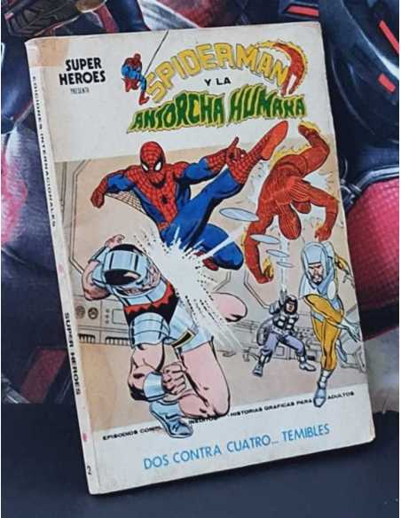 SUPER HEROES 2 DOS CONTRA CUATRO TEMIBLES NORMAL ESTADO EDICIONES INTERNACIONALES VERTICE