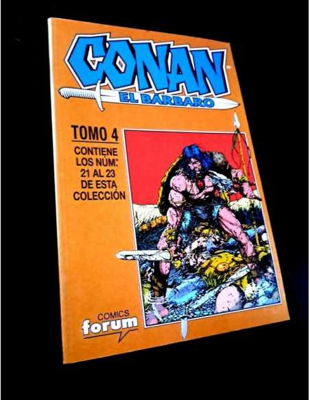 CASI EXCELENTE ESTADO CONAN EL BARBARO TOMO 4 RETAPADO DEL 21 AL 23 FORUM