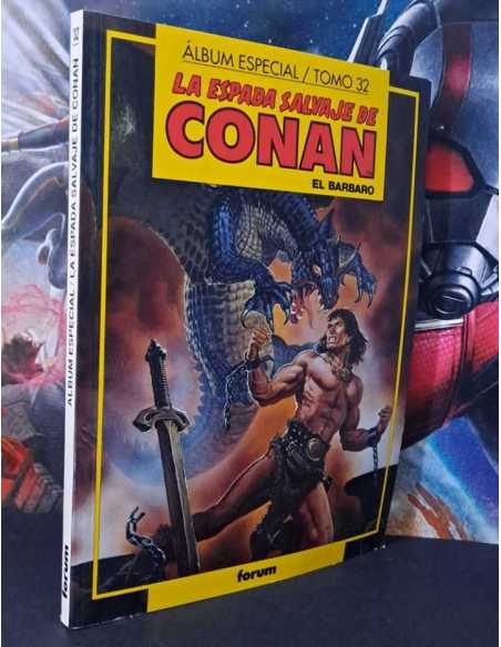 MUY BUEN ESTADO ALBUM ESPECIAL 32 LA ESPADA SALVAJE DE CONAN FORUM RETAPADO