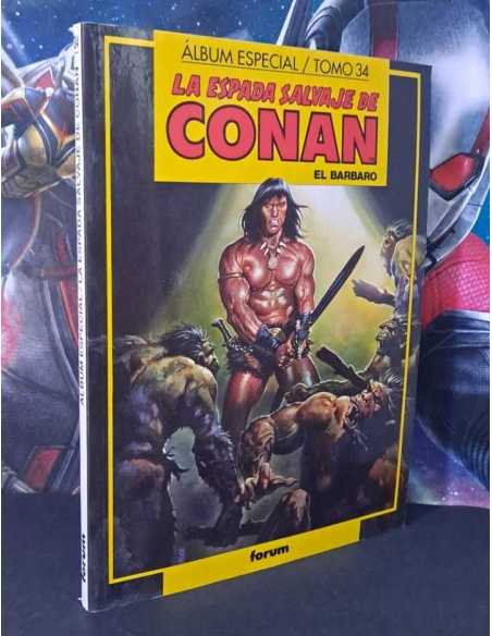 MUY BUEN ESTADO ALBUM ESPECIAL 34 LA ESPADA SALVAJE DE CONAN FORUM RETAPADO