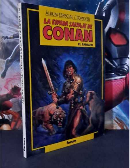 MUY BUEN ESTADO ALBUM ESPECIAL 28 LA ESPADA SALVAJE DE CONAN FORUM RETAPADO