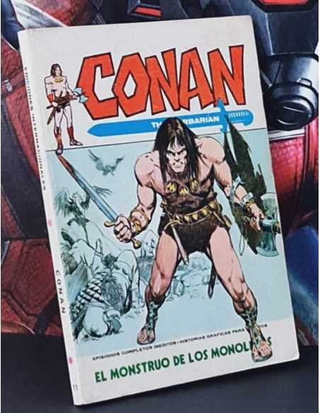 CASI EXCELENTE ESTADO CONAN 11 EL MONSTRUO DE LOS MONOLITOS TACO EDICIONES INTERNACIONALES VÉRTICE
