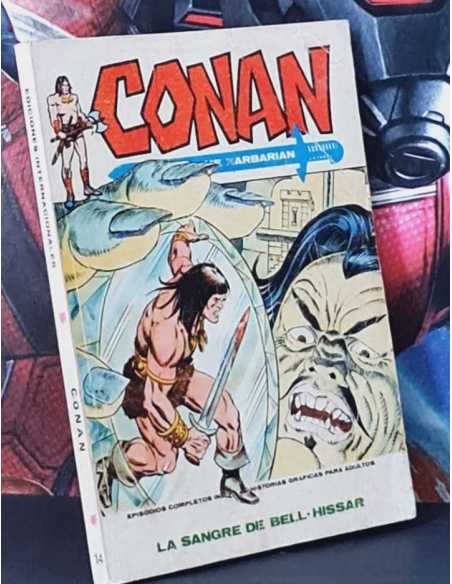 BUEN ESTADO CONAN 14 LA SANGRE DE BELL- HISSAR TACO EDICIONES INTERNACIONALES VÉRTICE