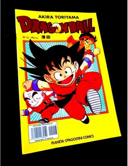 EXCELENTE ESTADO DRAGON BALL 16 SERIE AMARILLA AKIRA TORIYAMA MANGA GRAPA PLANETA