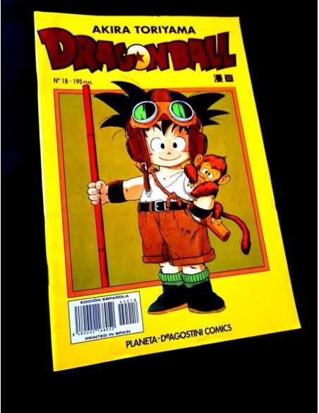 EXCELENTE ESTADO DRAGON BALL 18 SERIE AMARILLA AKIRA TORIYAMA MANGA GRAPA PLANETA