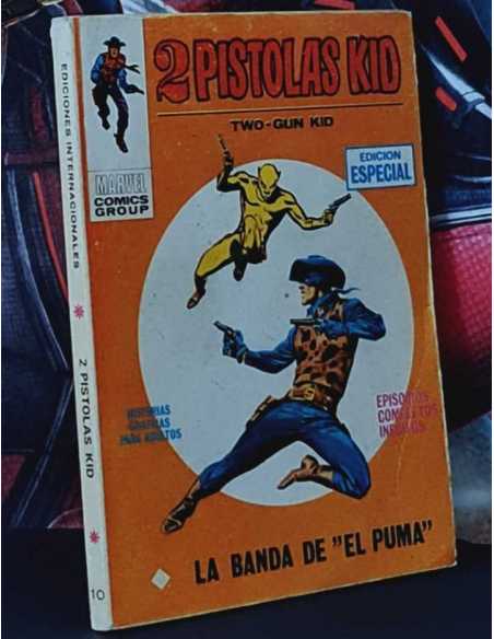 MUY BUEN ESTADO 2 PISTOLAS KID 10 LA BANDA DEL PUMA TACO EDICIONES INTERNACIONALES VERTICE