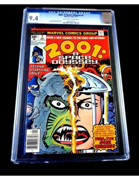 CGC 9.4 UNIVERSAL GRADE 2001: A SPACE ODYSSEY 2 MARVEL EL BLISTER TIENE GOLPE EN LA ESQUINA USA