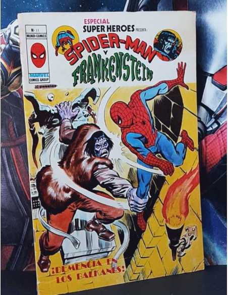 MUY BUEN ESTADO ESPECIAL SUPERHÉROES 11 SPIDER-MAN Y FRANKENSTEIN GRAPA COMICS EDICIONES VERTICE