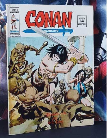 CASI EXCELENTE ESTADO CONAN 8 VOL II DUENDES A LA LUZ DE LA LUNA COMICS EDICIONES VERTICE