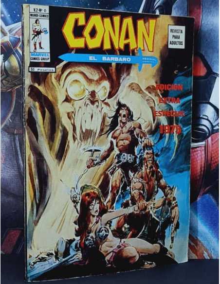 MUY BUEN ESTADO CONAN 6 VOL II EDICIÓN EXTRA ESPECIAL 1975 COMICS EDICIONES VERTICE