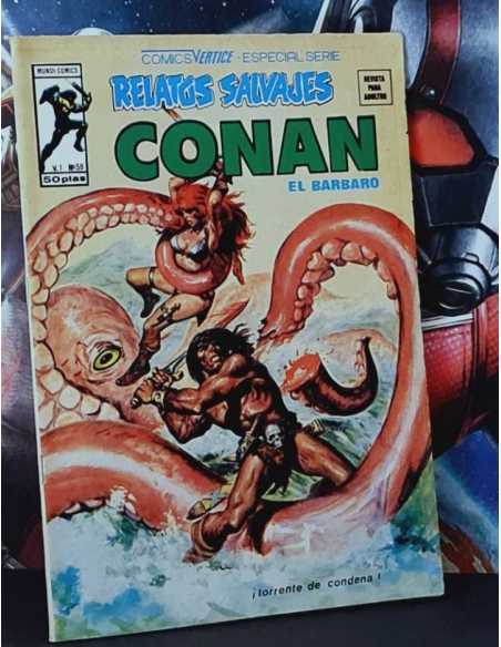 RELATOS SALVAJES CONAN 58 TORRENTE DE CONDENA VERTICE MUY NUEVO PERO TIENEN BOLI EN CONTRAPORTADA