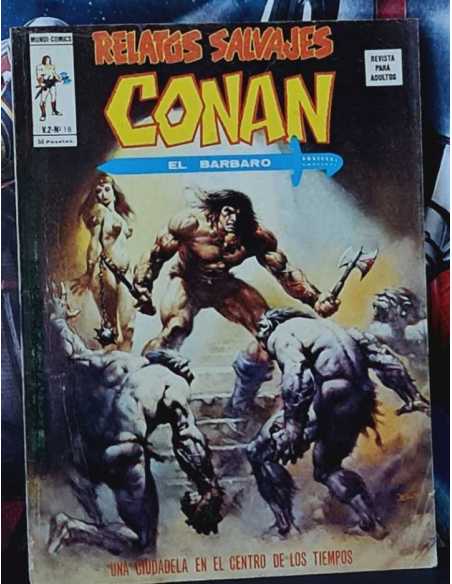 MUY BUEN ESTADO RELATOS SALVAJES CONAN 18 UNA CIUDADELA EN EL CENTRO DE LOS TIEMPOS COMICS VERTICE