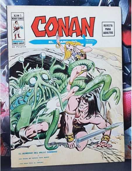 EXCELENTE ESTADO CONAN 5 VOL II EL DEMONIO DEL VALLE SOMBRIO COMICS EDICIONES VERTICE