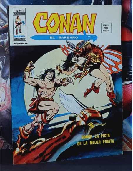EXCELENTE ESTADO CONAN 15 VOL II SOBRE LA PISTA DE LA MUJER PIRATA COMICS EDICIONES VERTICE