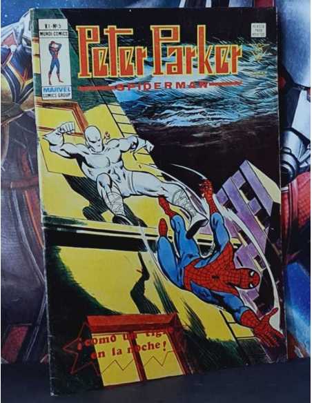 MUY BUEN ESTADO PETER PARKER 5 SPIDER-MAN COMO UN TIGRE EN LA NOCHE GRAPA COMICS EDICIONES VÉRTICE