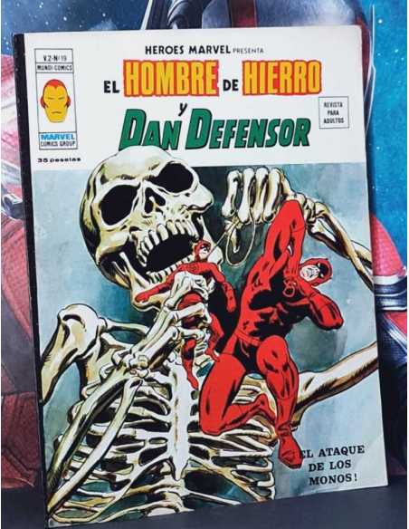 EXCELENTE ESTADO HÉROES MARVEL 19 VOL II EL ATAQUE DE LOS MONOS GRAPA COMICS EDICIONES VERTICE