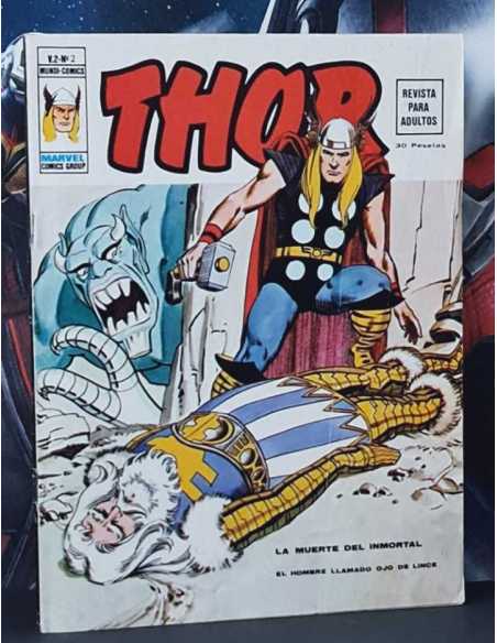 CASI EXCELENTE ESTADO THOR 2 VOL II LA MUERTE DEL INMORTAL GRAPA COMICS EDICIONES VERTICE